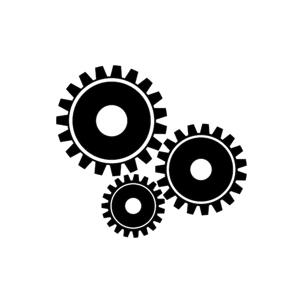 gear icon vector template illustration logo design