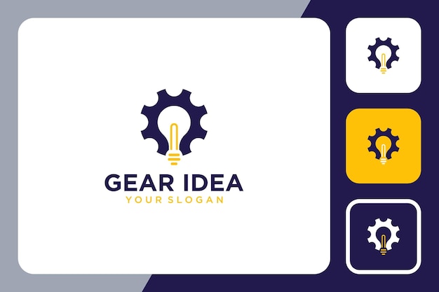 gear or logo design ideas with lights