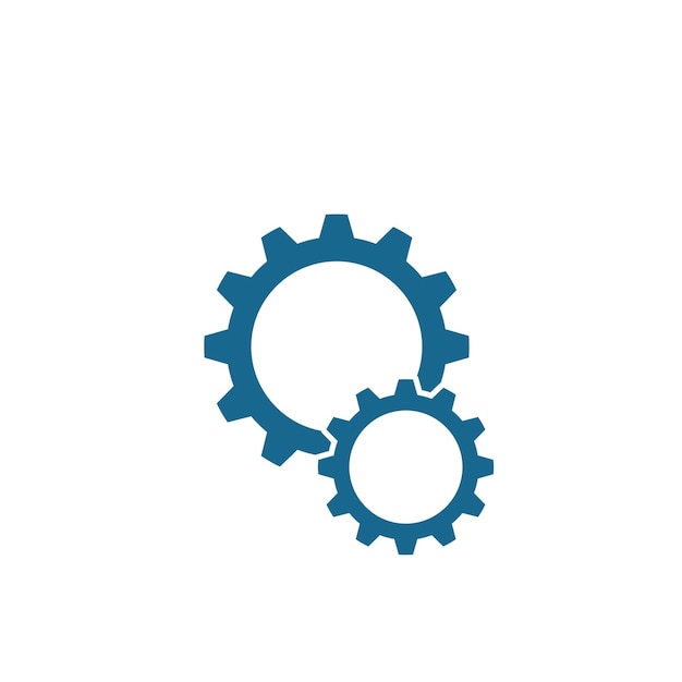 Дизайн векторной иконки логотипа Gear