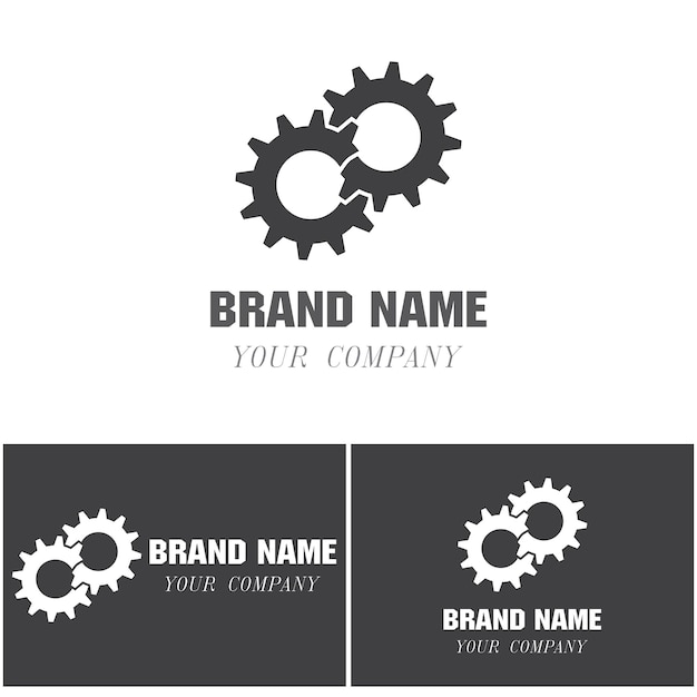 Gear Logo Template vector icon illustration design