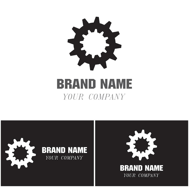 Gear Logo Template vector icon illustration design