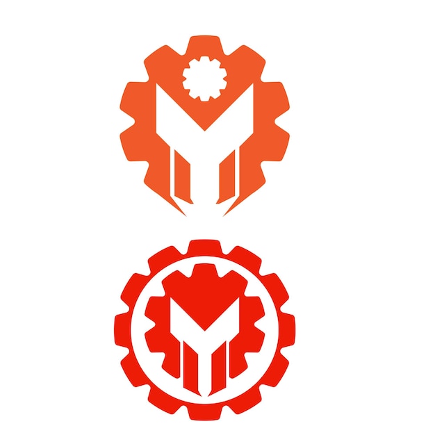 Шестерни логотип шаблон вектор значок иллюстрации дизайн