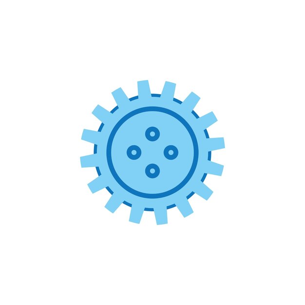 Gear Logo Template vector icon illustration design