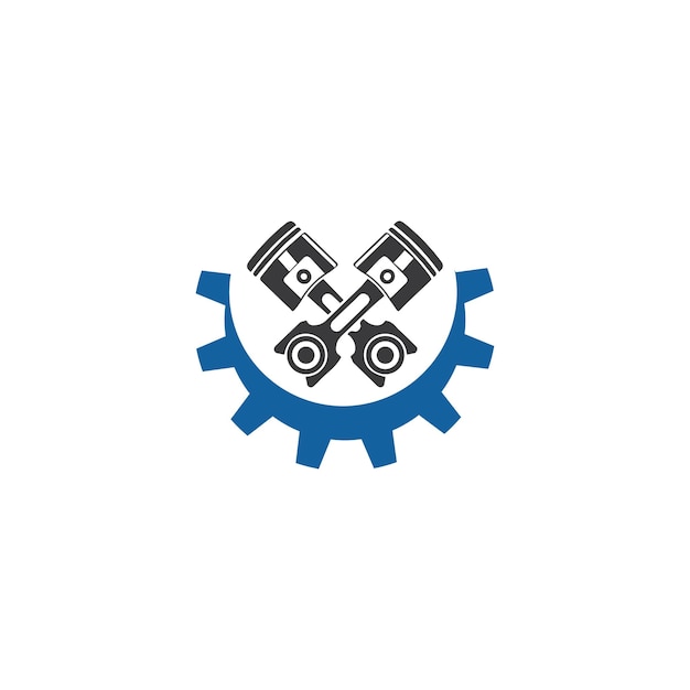 Gear logo template vector icon illustration design