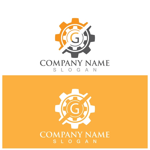 Gear Logo Template vector icon