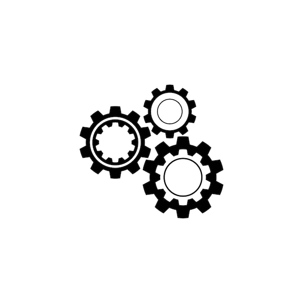 Gear logo template vector icon