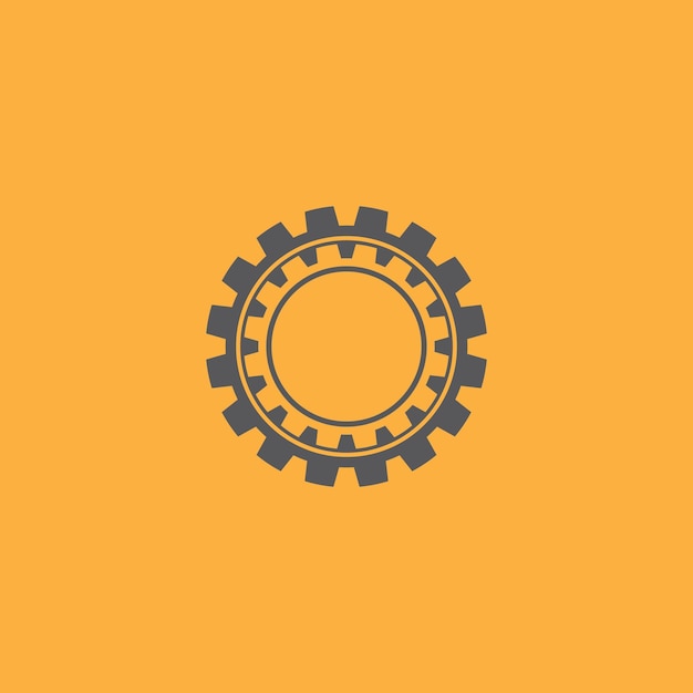 歯車のロゴのテンプレートベクトルアイコン