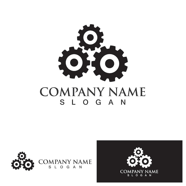 Gear Logo Template vector icon