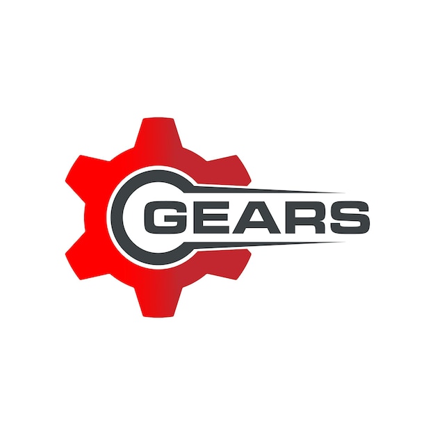 Gear Logo Template vector pictogram illustratie