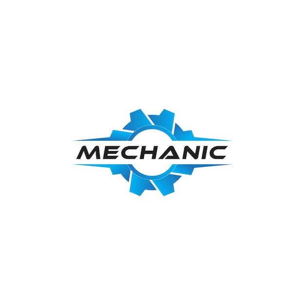 Vector gear mechanic logo icon vector