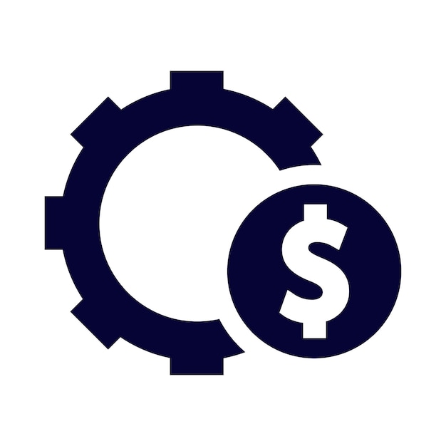 Gear money dollar fondsbeheer fondsbeheer icoon