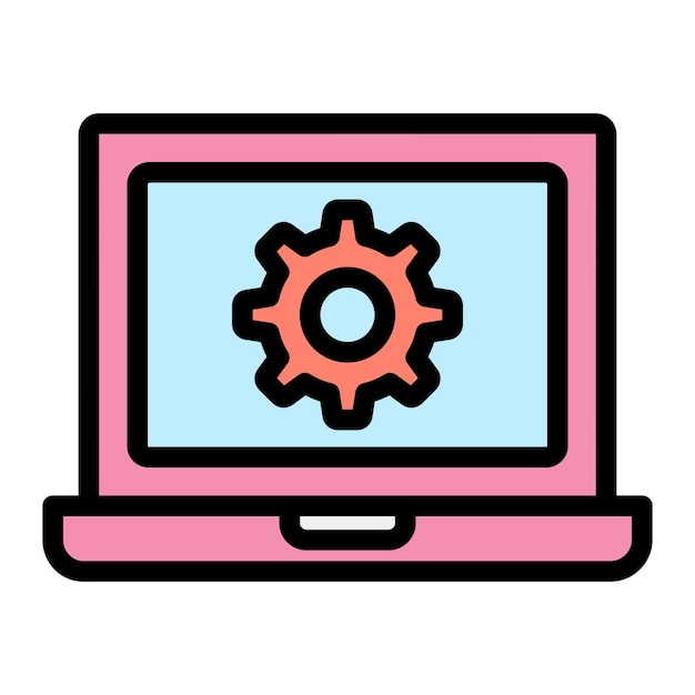 Gear Vector Icon Design Illustration