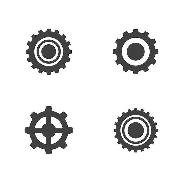 Gear vector icon illustration design