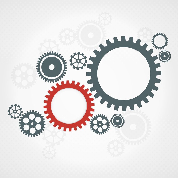 gear wheels. Teamwork concept.