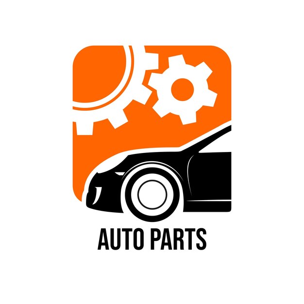 Vector gear and wrench mechanic logo icon vector