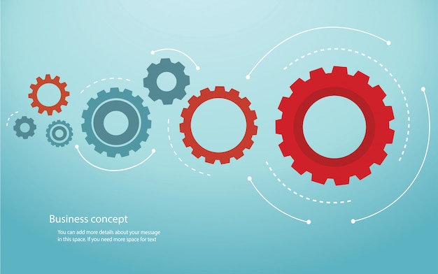 Gears background cog wheel vector illustration