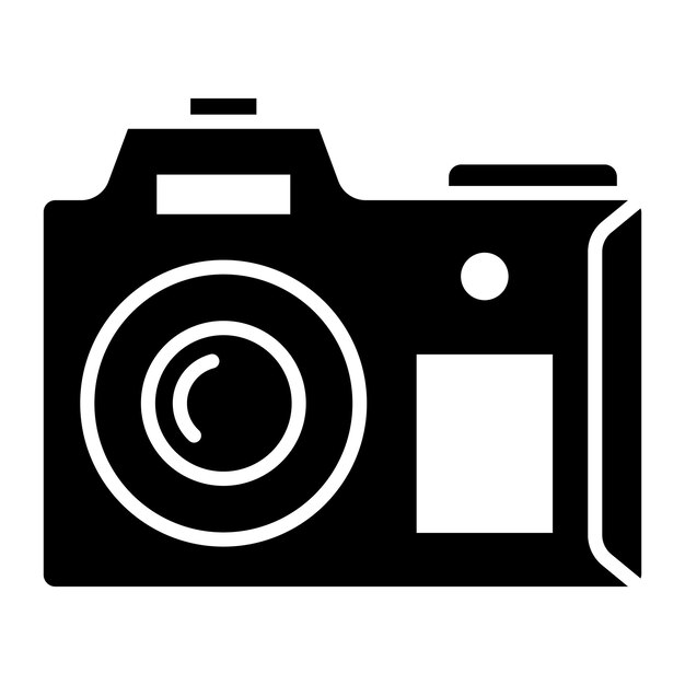 Geavanceerde camera vector illustratie