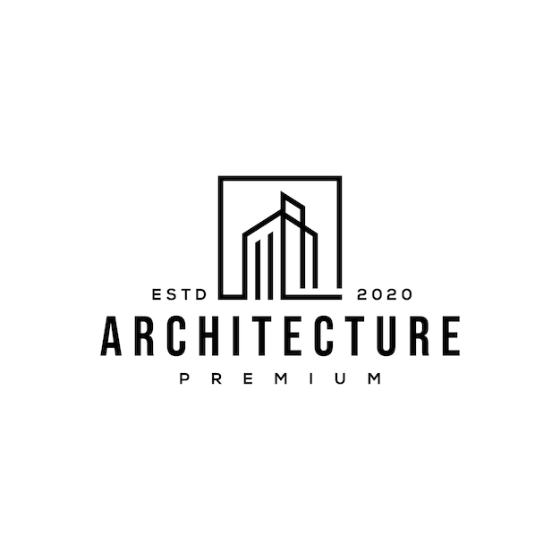 Gebouw architectuur logo