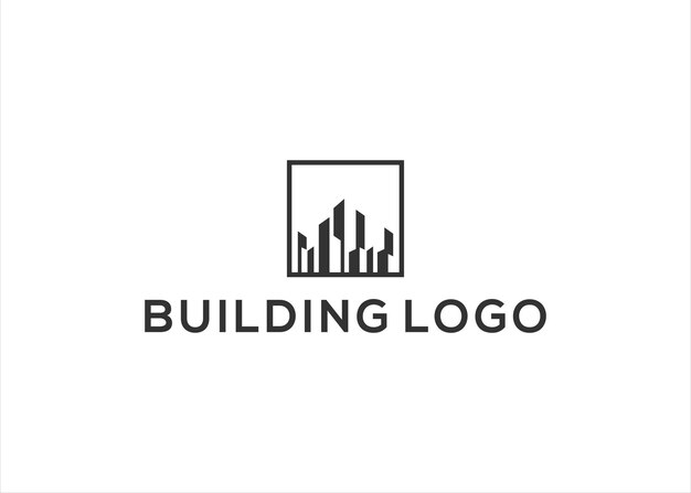 Gebouw logo vectorillustratie