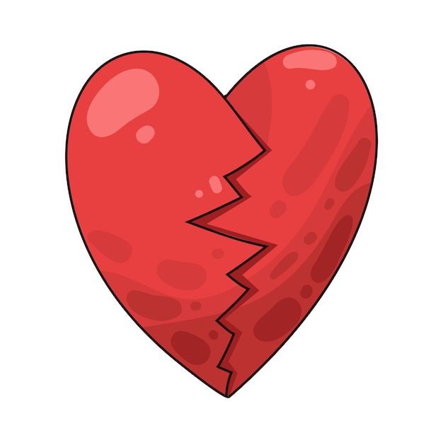 Gebroken hart.