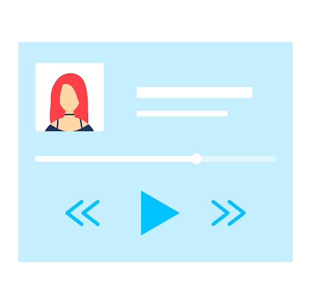 Vector gebruikersprofielinterface met avatar sliders en knoppen minimalistische accountinstellingen schermontwerp