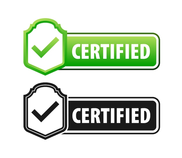Gecertificeerd label Officiële bevestiging van kwaliteit en naleving van normen