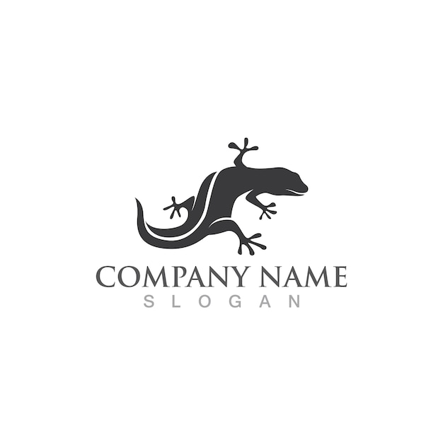 Gecko green logo vector symbol