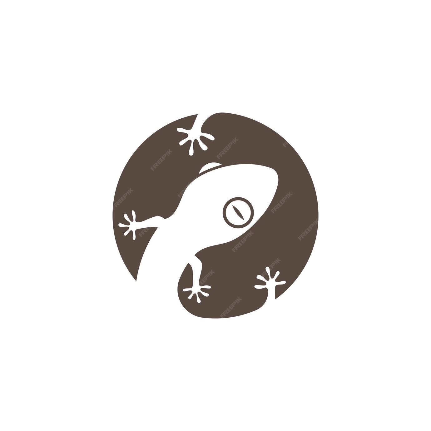 Premium Vector | Gecko logo vector icon illustration template