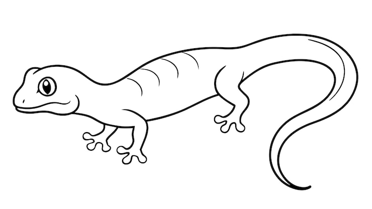 Vector gecko vector illustration schitterende afbeeldingen voor uw ontwerpprojecten