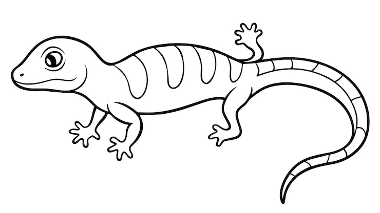 Vector gecko vector illustration schitterende afbeeldingen voor uw ontwerpprojecten
