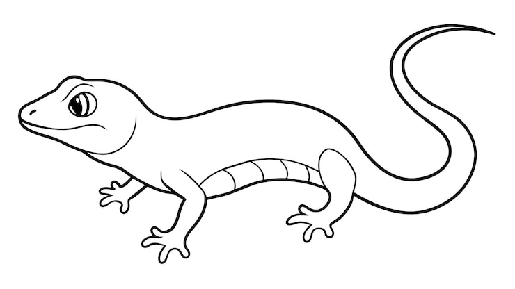 Vector gecko vector illustration schitterende afbeeldingen voor uw ontwerpprojecten