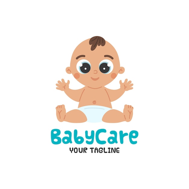 Gedetailleerd babylogo