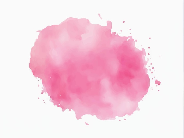 Gedetailleerde handgeschilderde roze aquarel achtergrond