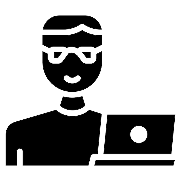 Geek icon vector afbeelding Kan worden gebruikt voor Urban Tribes