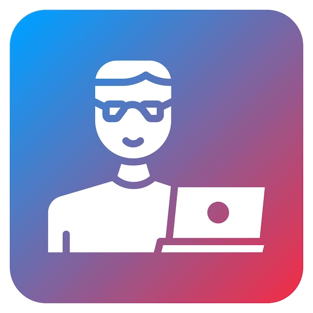Geek icon vector afbeelding Kan worden gebruikt voor Urban Tribes
