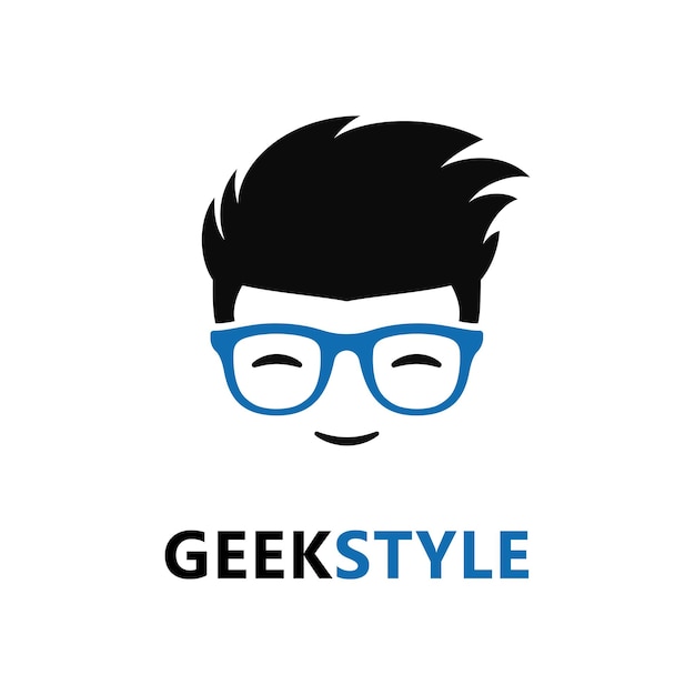 Geek logo icon vector design illustratie