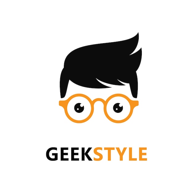 Geek Logo Icon Vector Design Illustratie