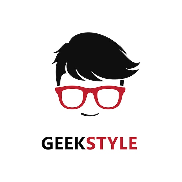 Geek logo icon vector design illustration