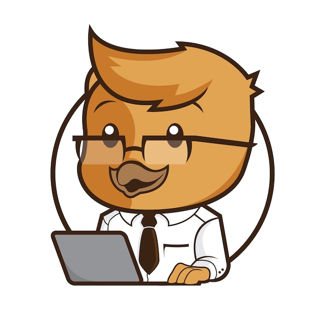 Geek mascotte logo