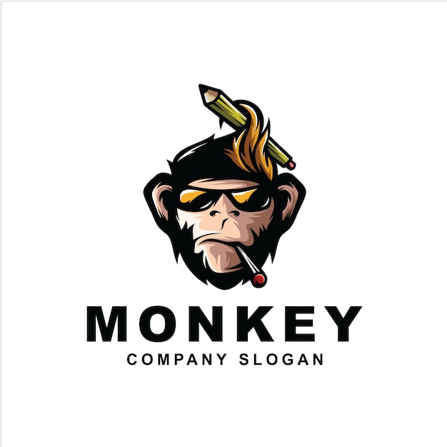 Monkey 원숭이 로고