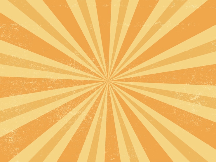Vector geel barstte retro achtergrond