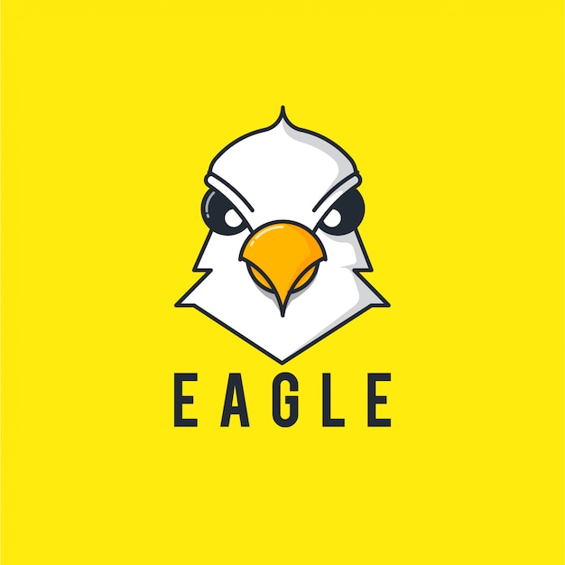 Vector geel eagle-logo