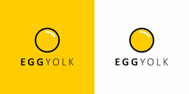 Vector geel eigeel logo ontwerp