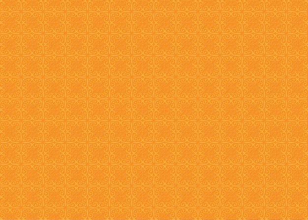 Geel en oranje patroon naadloos ornament Versier achtergrondontwerp afbeelding Vector