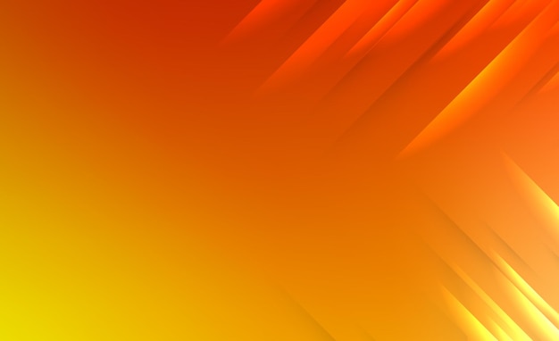 Geel en oranje vectorgradiënt achtergrond geïnspireerd op zonsondergang