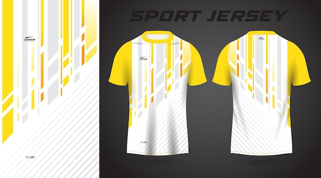 geel shirt sport jersey ontwerp