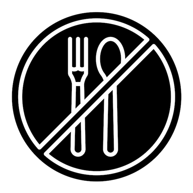 Geen eten Vector illustratie stijl