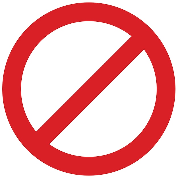 Geen toegang stop verboden waarschuwing verkeersbord rode kleur pictogram banner vector illustratie