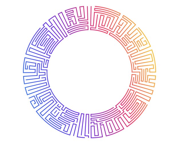 geest teken icoon Ontwerp elementen symbool Bewerkbaar labyrint symbool gebogen vele streep Abstract Cirkelvormig logo element op witte achtergrond geïsoleerd Vector illustratie EPS 10