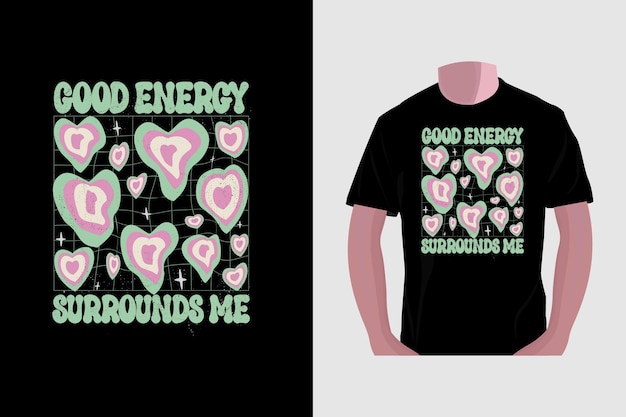 Geestelijke gezondheid typografie tshirt ontwerp